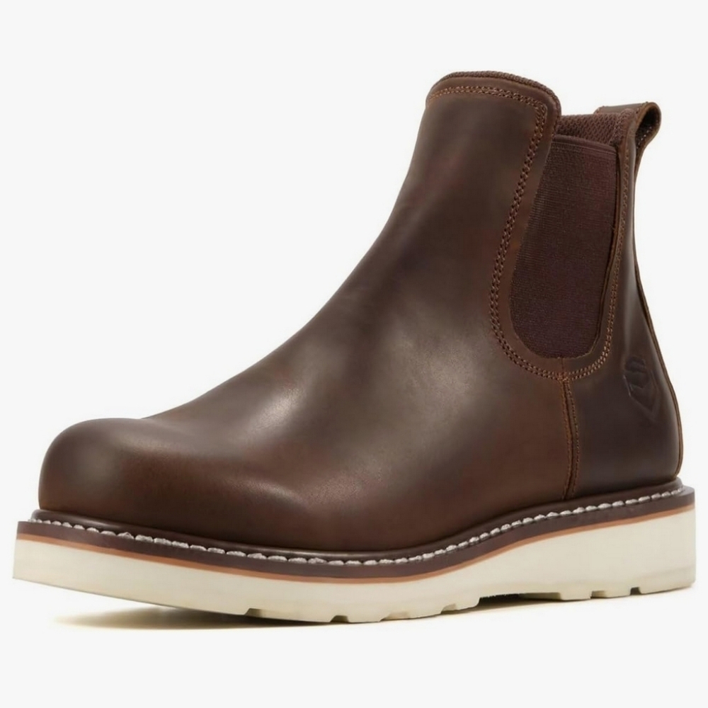 NIB Sureway Genuine Leather Chelsea Boots 12 Premium Cowhide Goodyear Welt 😀